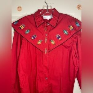 Vintage 90s Westbound II Plus Size Western Shirt  small‌‌‌